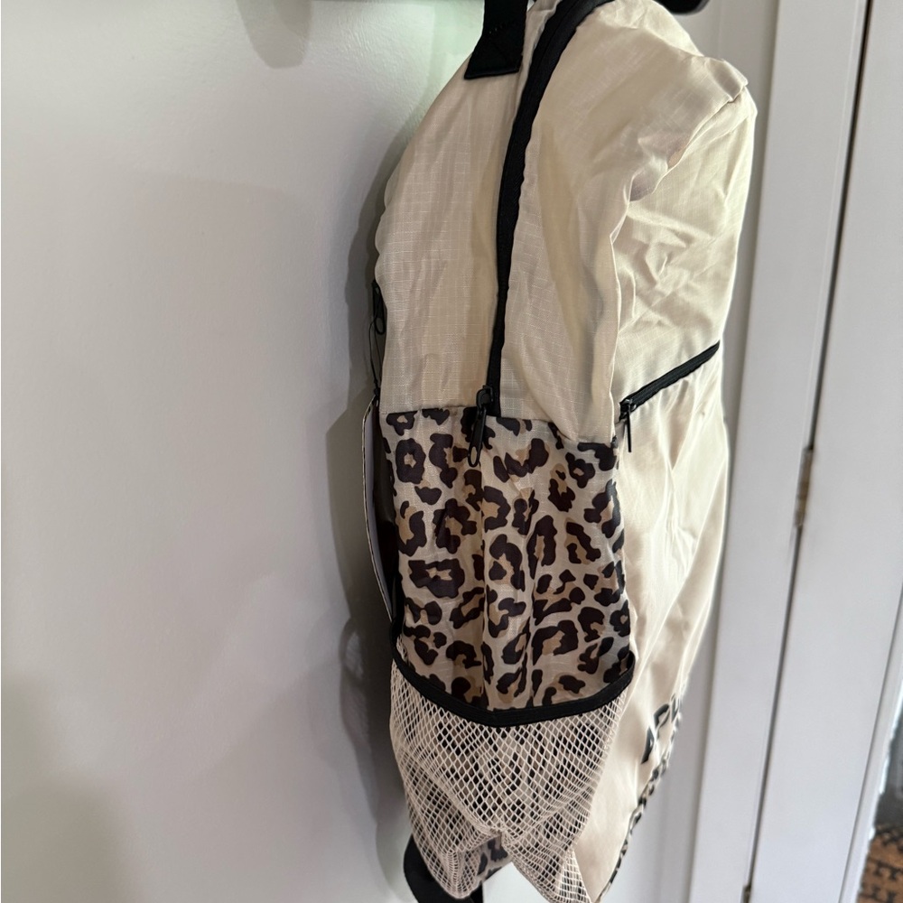 APL Lightweight Packable Backpack - Leopard Print - NWT - Picture 5 of 9